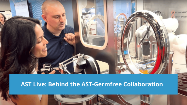 An image showing AST & Germfree engineers that developed aseptic processing barrier technology