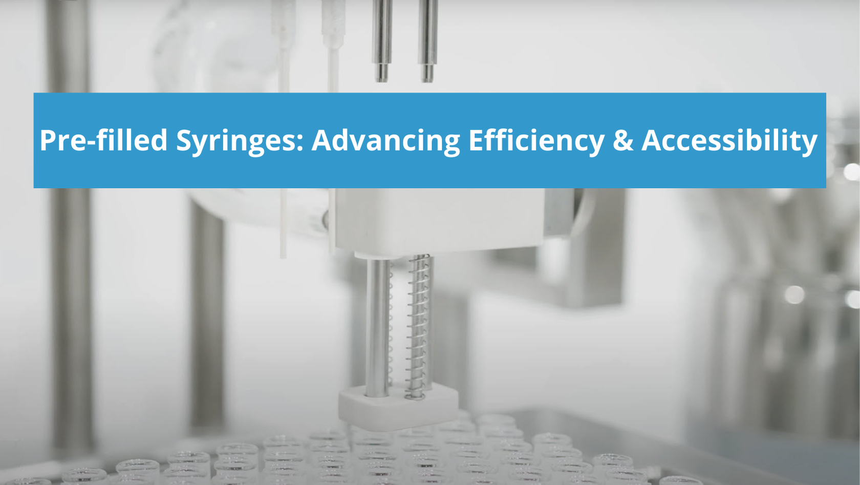 AST pre-filled syringe technology being used in a life sciences bio pharmaceutical setting