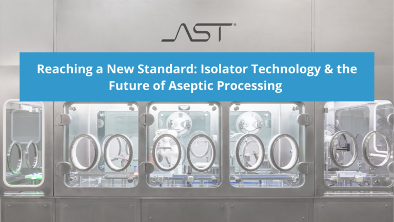 AST Atmos Isolator in a cleanroom setting for aseptic processing