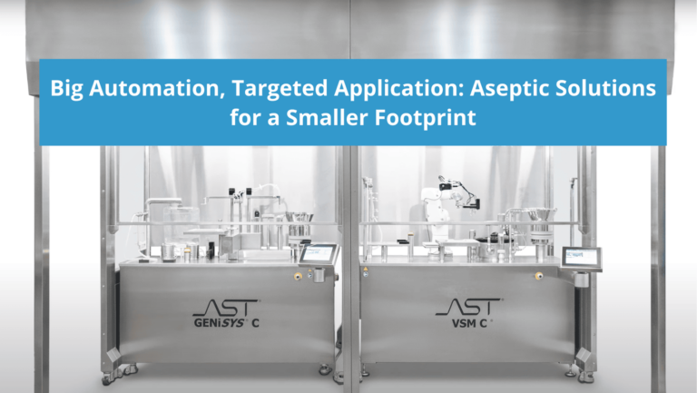 AST GENiSYS C and VSM C aseptic processing solutions in a small-scale compounded pharmacy setting